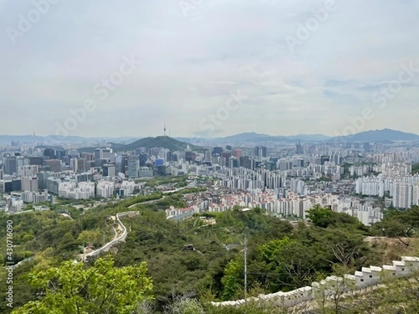 Fototapeta Seoul - Inwang Mountain