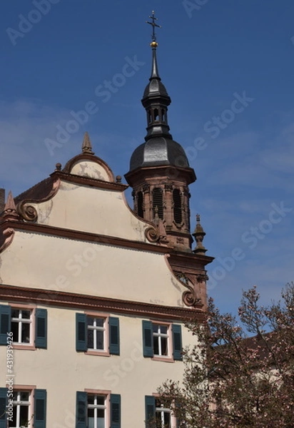 Fototapeta Stadtkirche St. Marien in Gengenbach