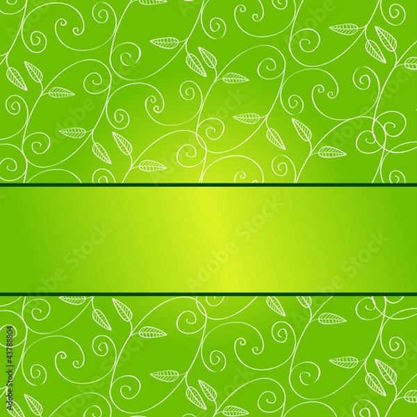 Fototapeta Beautiful spring background illustration