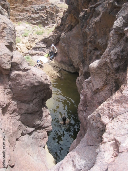 Fototapeta pool in the mountains