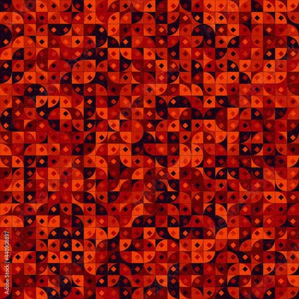 Fototapeta Abstract Geometric Pattern generative computational art illustration