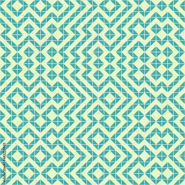 Fototapeta Abstract Geometric Pattern generative computational art illustration