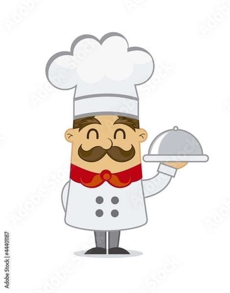 Fototapeta cartoon chef