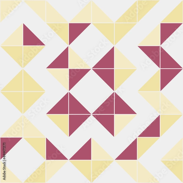 Fototapeta Abstract Geometric Pattern generative computational art illustration