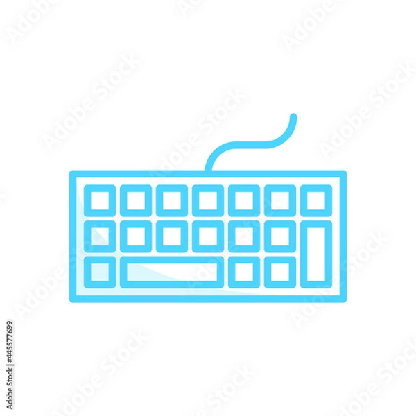 Fototapeta Illustration Vector Graphic of Keyboard icon