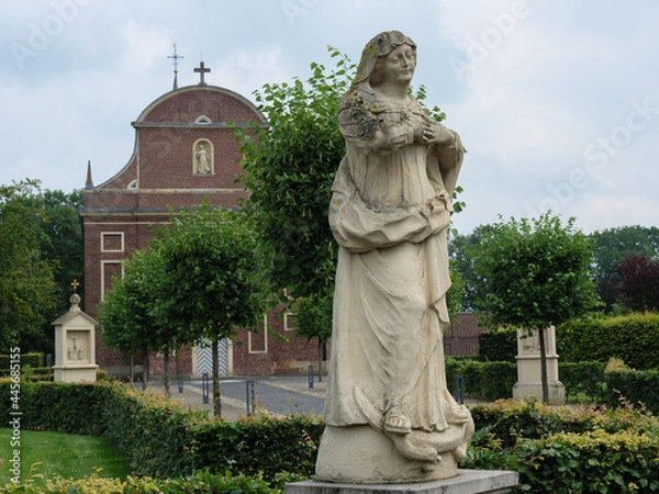 Fototapeta Die kleine Kapelle am Zwillbrocker Venn