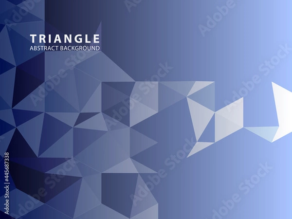 Fototapeta Triangle Abstract background - Vector