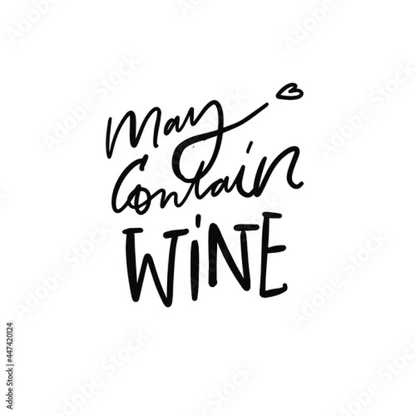 Fototapeta Wine glass sign for your design