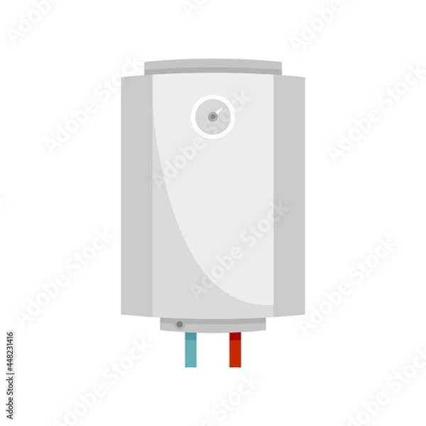 Obraz House boiler icon flat isolated vector