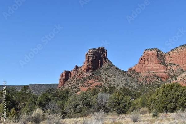 Fototapeta Bell Rock Trailhead in Sedona Arizona