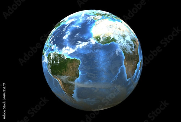 Fototapeta Planet earth (3D)