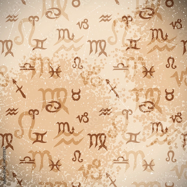 Fototapeta Zodiac Background