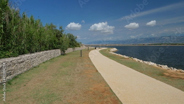 Fototapeta Croatian path near the sea in nature in summer | Landscape