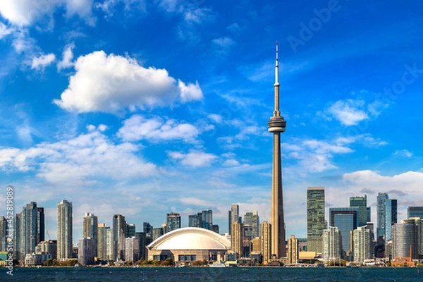 Fototapeta Toronto and CN Tower, Canada