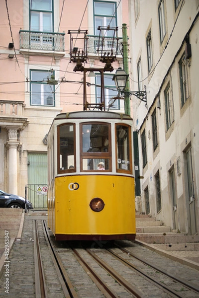 Fototapeta ascensor da bica lisbon