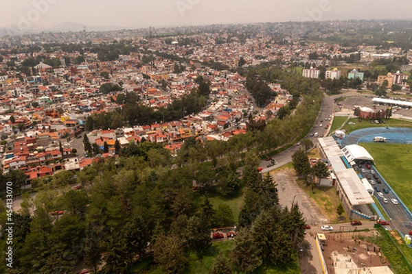 Fototapeta Lago de los Lirios, Cuautitlán Izcalli. México