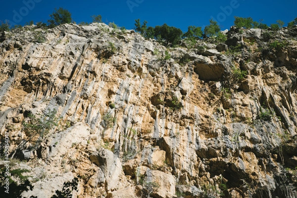 Fototapeta Mountain Range in the Summer in Croatia