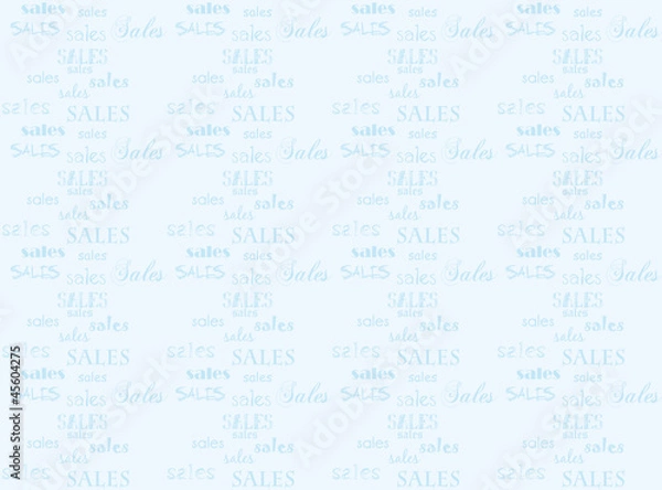 Fototapeta Blue sales background. Marketing website wallpaper.