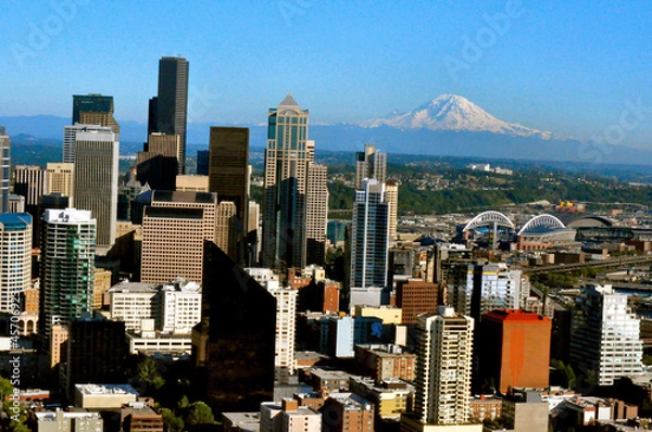 Fototapeta Seattle skyview