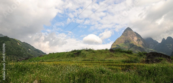 Fototapeta Mountain scenery of Sapa, Northwest Vietnam