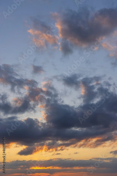 Obraz Beautiful sky with cloud before sunset