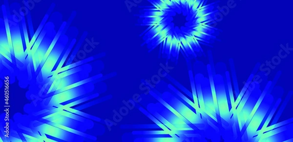 Fototapeta light blue vector elegant template. decorative shining illustration with doodles. The blue texture for your design.