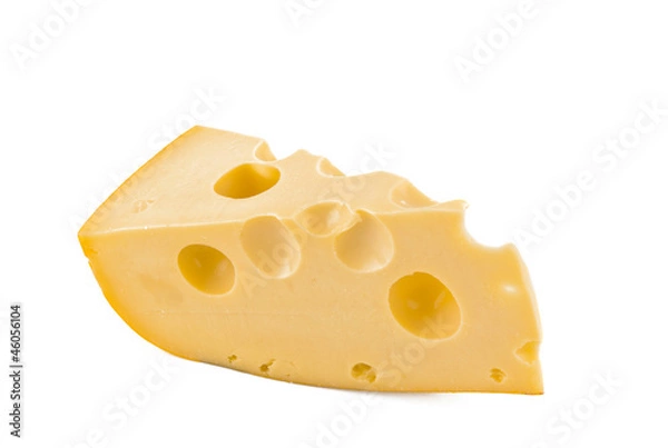 Fototapeta piece of cheese isolated