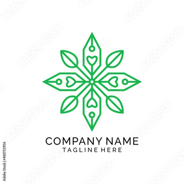 Obraz Nature mandala ornament logo design