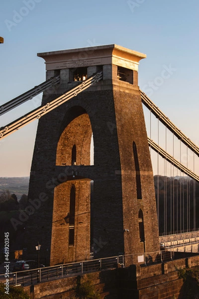 Fototapeta Bristol suspension bridge 