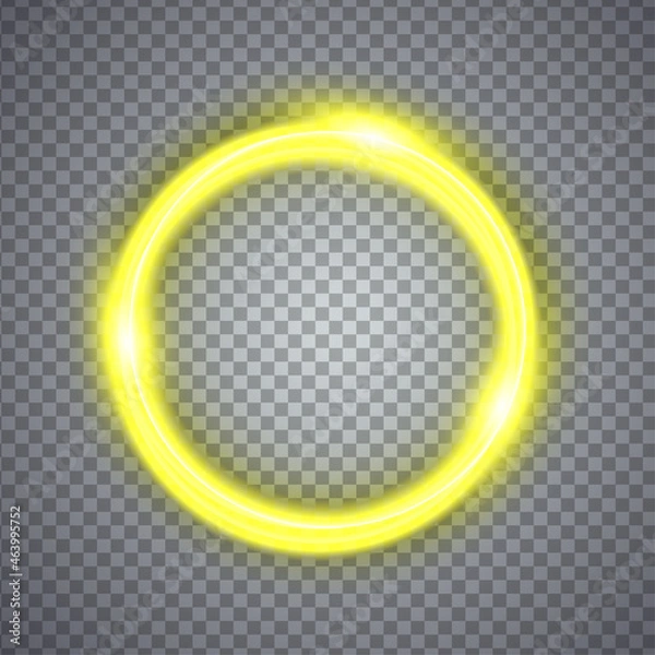 Obraz Magic light circle effect