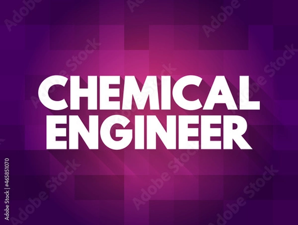 Fototapeta Chemical engineer text quote, concept background