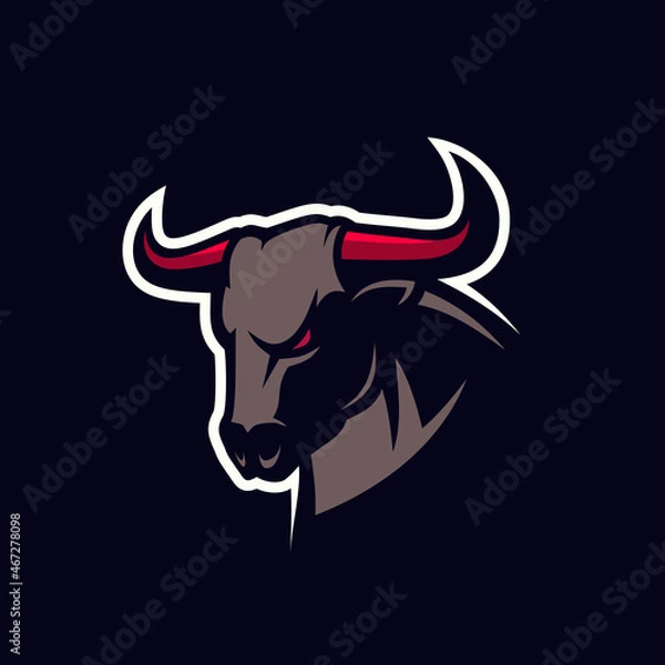 Fototapeta bull logo template