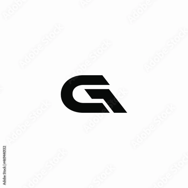 Fototapeta G initial G1 Elegant company circle G logo