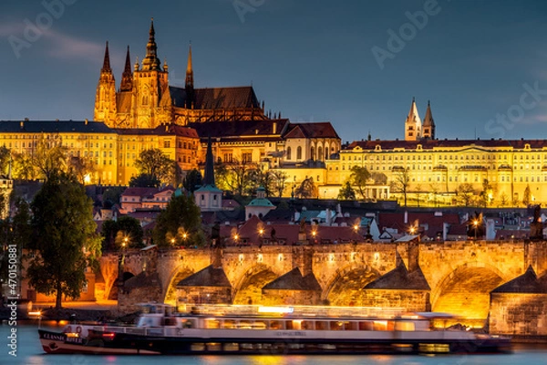 Fototapeta View of the city of Prague