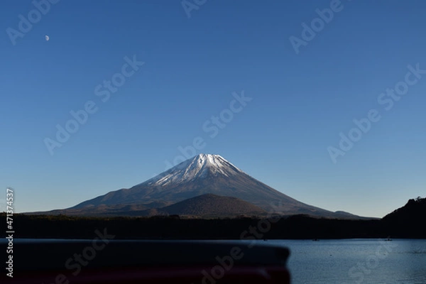 Fototapeta 富士山と月