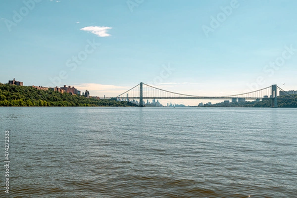 Fototapeta bridge over the river