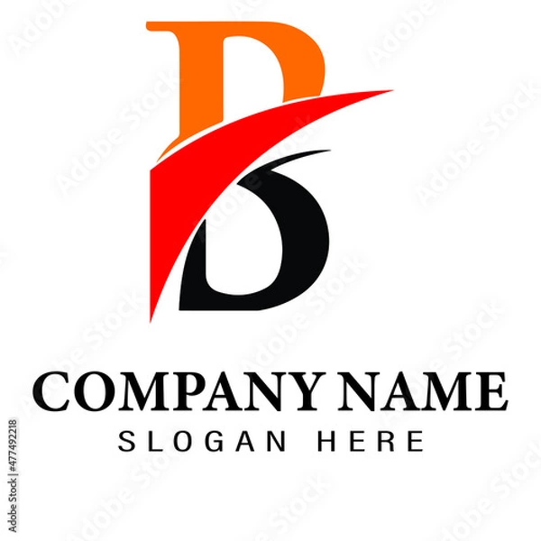 Fototapeta B  LOGO  business logo design