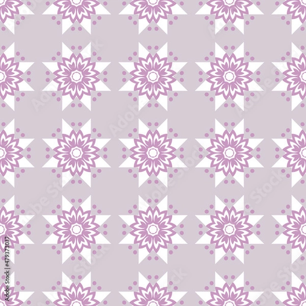 Fototapeta Seamless vector background. Decorative print  design