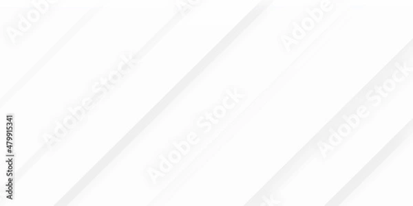 Fototapeta White panoramic background with wavy lines and shadows, Abstract Background on isolated. Abstract white waves. Wave from Curtain. White wave background.