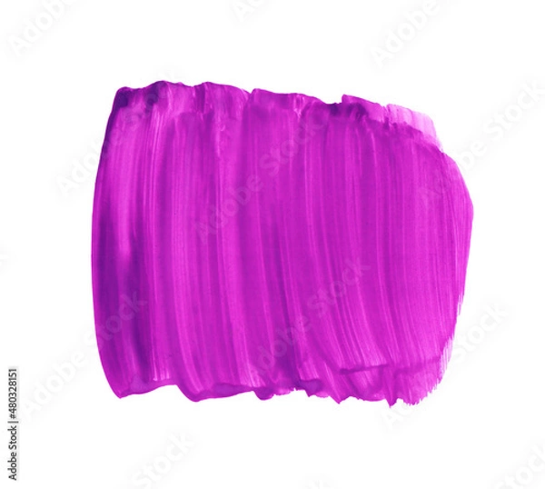 Fototapeta Colorful background with brush strokes for labels, for tag design and stamps. Spring purplish purple flower color.