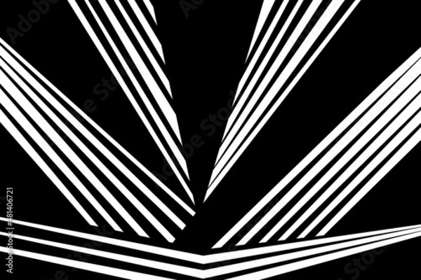 Fototapeta Black white line wallpaper abstract backgrounds