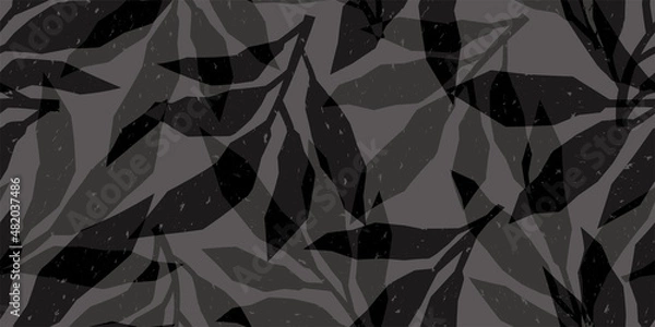 Fototapeta Leaves illustration background. Seamless pattern.Vector. 葉っぱのイラストパターン