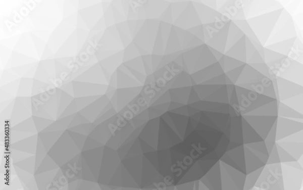 Fototapeta Light Silver, Gray vector blurry triangle texture.