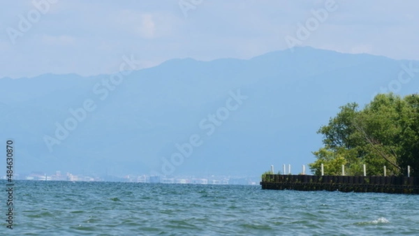 Fototapeta ウォーターフロント。日本の都市風景。