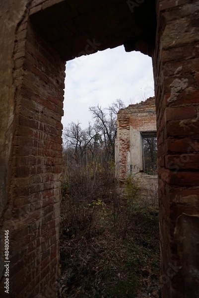 Fototapeta old abandoned building