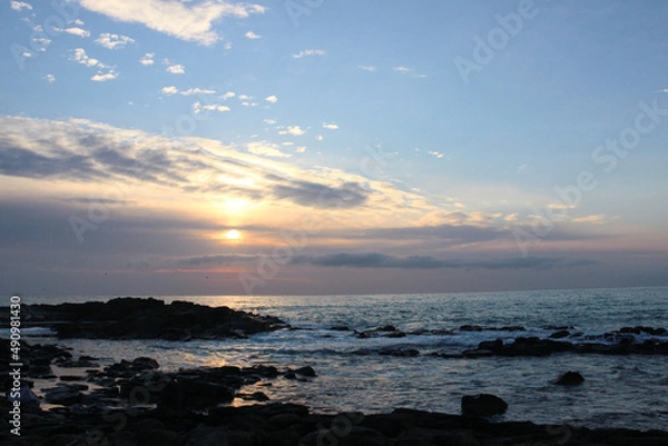 Fototapeta 夕暮れの海岸
