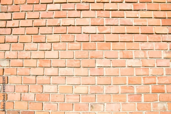 Obraz red brick wall pattern, texture