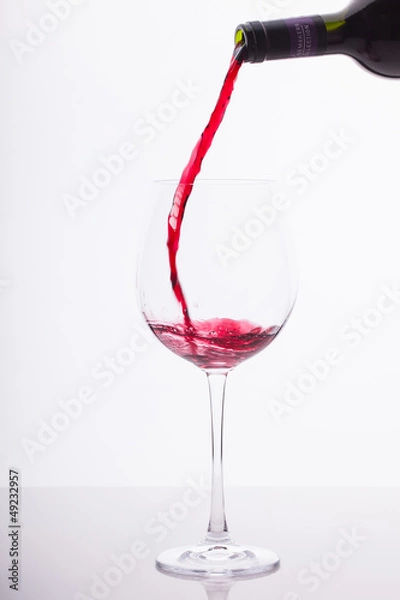 Fototapeta Red wine