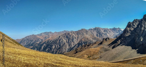 Fototapeta Kazakhstan. Northern Tien Shan. photograph of mountain ranges in general