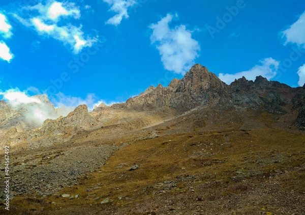 Obraz Kazakhstan. Northern Tien Shan. photograph of mountain ranges in general